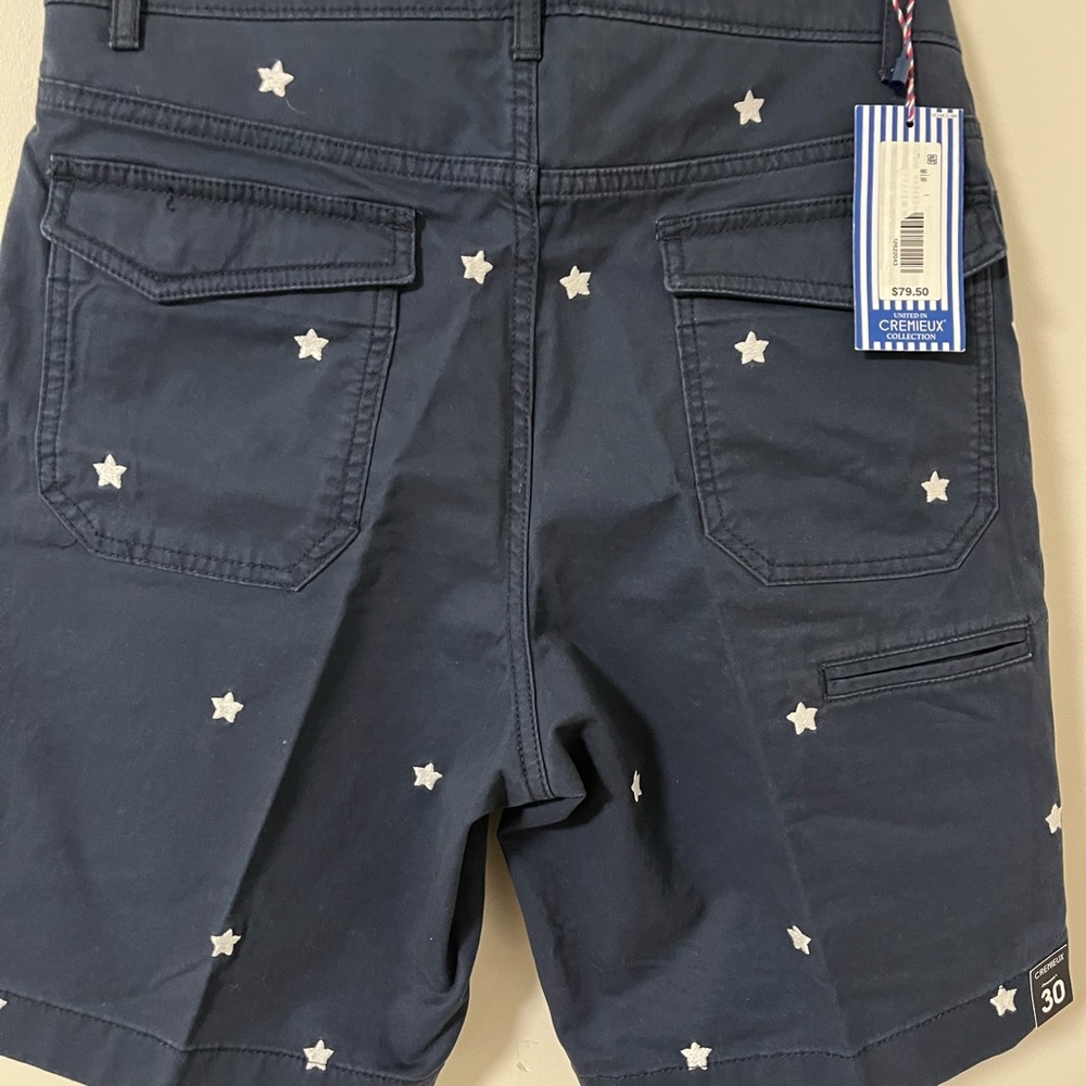 Star Patterned Blue Pants - Picture 4 of 5